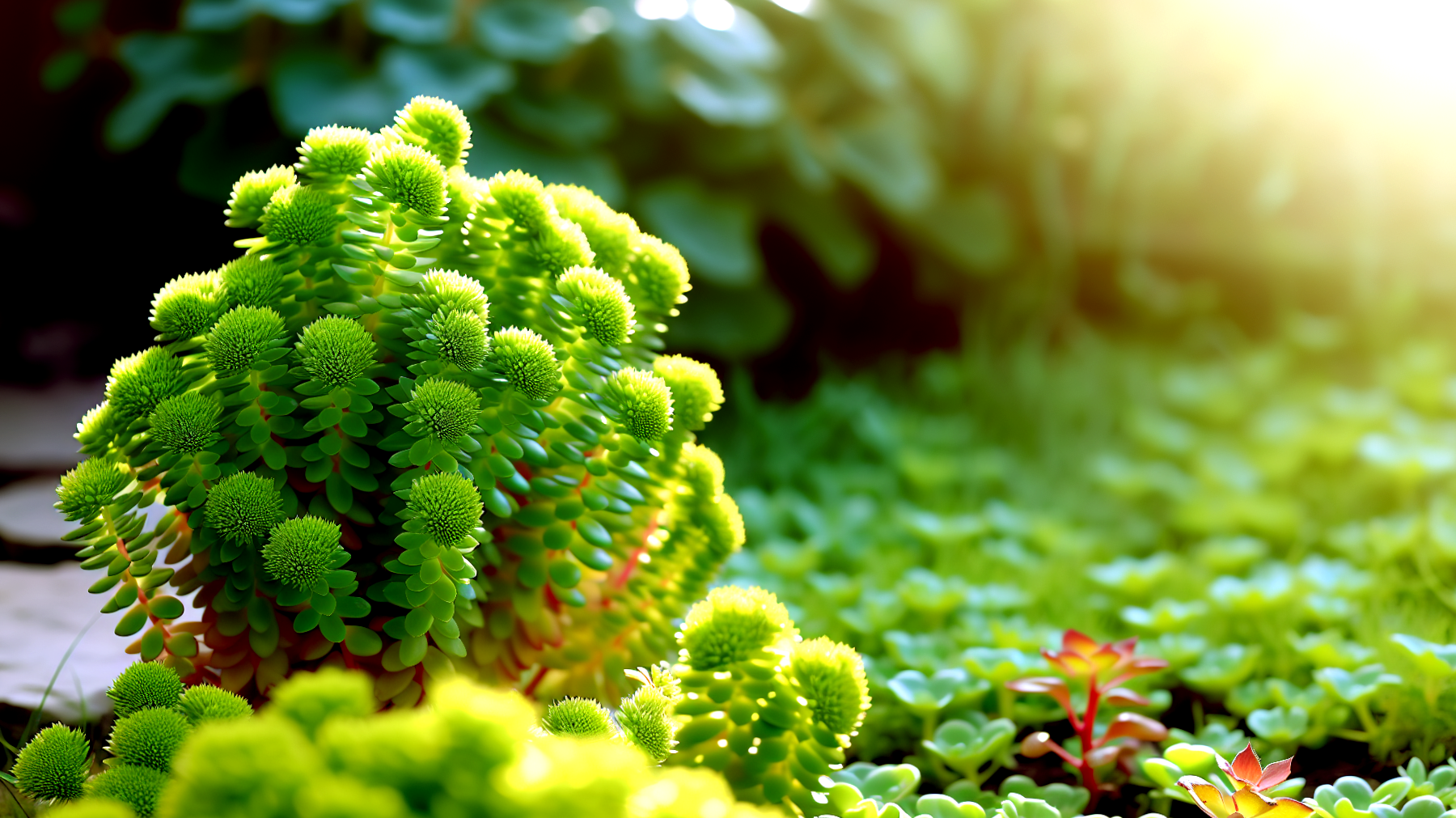 Balcone Sedum inverno"